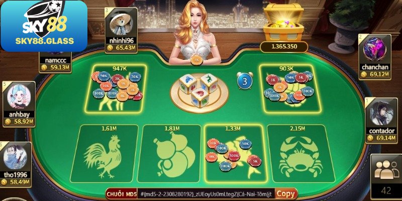 Tham gia đặt tiền với nhiều cửa cùng lúc